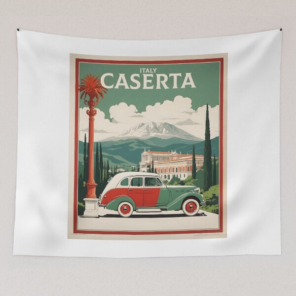 Item preview, Caserta Italy Vintage Poster Tourism  designed and sold by TravelersGems.