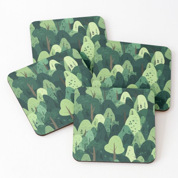 Item preview, Crowded Green Forest designed and sold by piairz-shop.