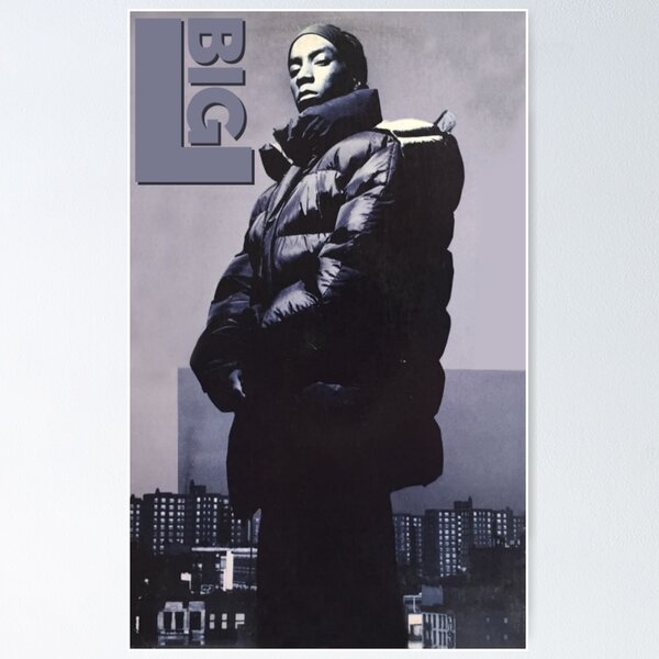 Biggie Smalls, black and white print by Dmitry Belov