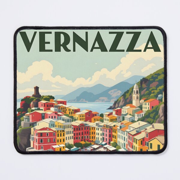 Item preview, Vernazza: Vintage-Style Painterly Travel Poster designed and sold by LSVart.