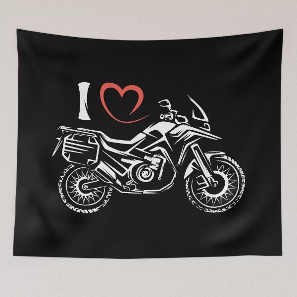 Item preview, I love touring motorcycles - Enduro Outdoor Tour Heart designed and sold by AndreMi.