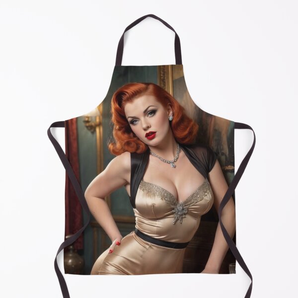Item preview, 1940's Hollywood Starlet Red Head Pin Up designed and sold by MissSaylor.