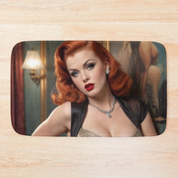 Item preview, 1940's Hollywood Starlet Red Head Pin Up designed and sold by MissSaylor.