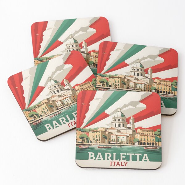 Item preview, Barletta Italy Vintage Poster Tourism  designed and sold by TravelersGems.