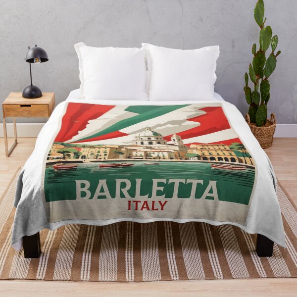 Item preview, Barletta Italy Vintage Poster Tourism designed and sold by TravelersGems.