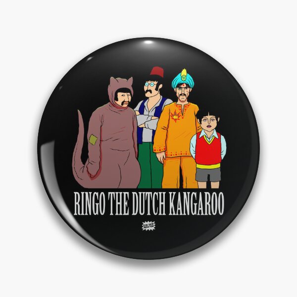 Item preview, Ringo the Dutch Kangaroo - The Fab 4 - White letters designed and sold by Totalthrive.