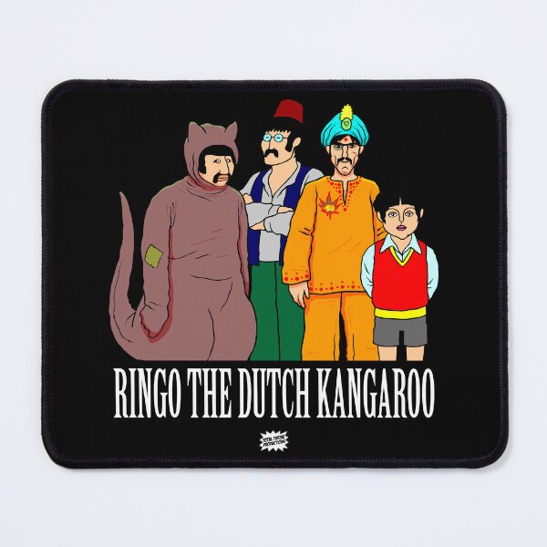 Item preview, Ringo the Dutch Kangaroo - The Fab 4 - White letters designed and sold by Totalthrive.