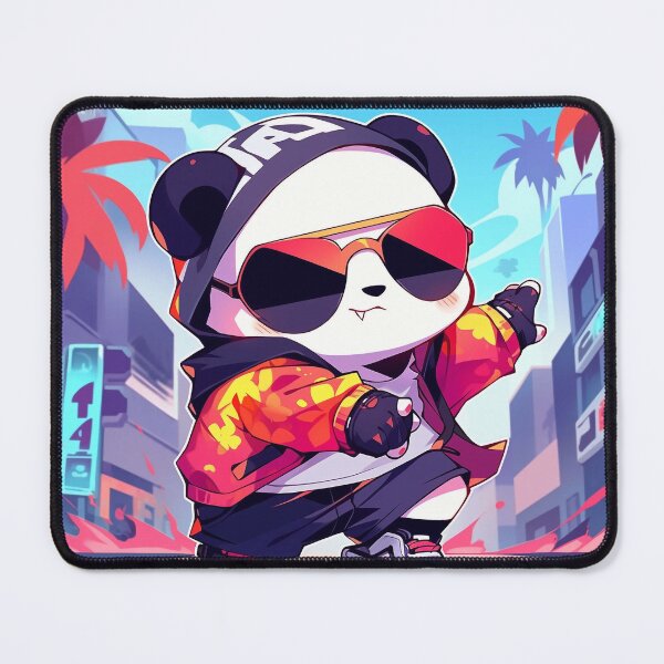 Item preview, Cool Street Style Panda in Urban Cartoon Artwork designed and sold by PaintbrushPlace.