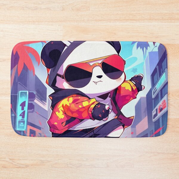 Item preview, Cool Street Style Panda in Urban Cartoon Artwork designed and sold by PaintbrushPlace.