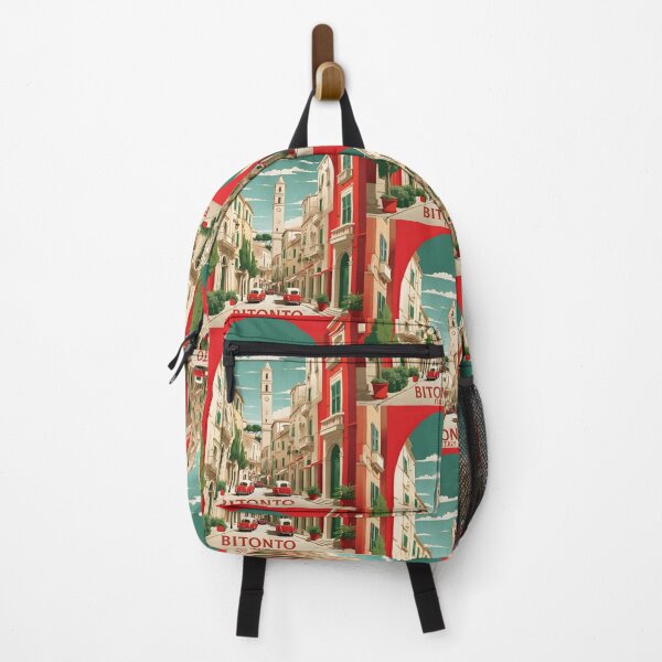 Item preview, Bitonto Italy Vintage Poster Tourism  designed and sold by TravelersGems.