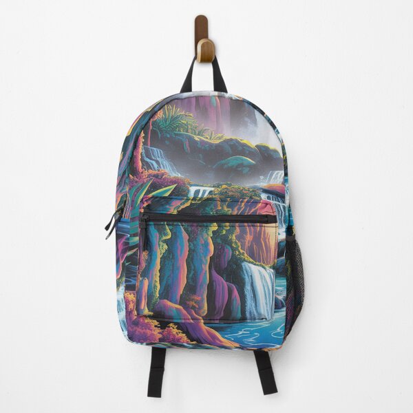 Item preview, Kuk-Karauk Waterfall, psychedelic style. designed and sold by Lilashakti ⭐️ ⭐️ ⭐️ ⭐️ ⭐️.