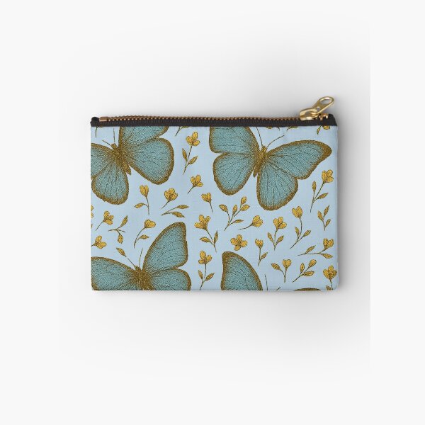 Item preview, Blue Morpho Butterflies - Botanial Drawings designed and sold by TooLazyToBrand.