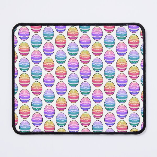 Item preview, Rainbow Easter Egg hunt, Hoppy Easter, white designed and sold by Joan and Rose.