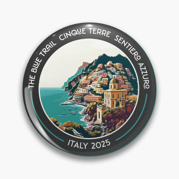 Item preview, cinque terre trail-BLUE TRAIL ITALY-sticker , shirt and more designed and sold by designkb.