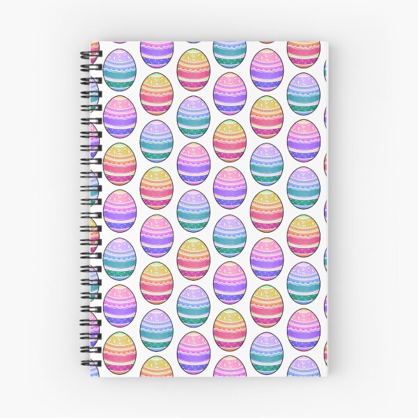Item preview, Rainbow Easter Egg hunt, Hoppy Easter, white designed and sold by Joan and Rose.