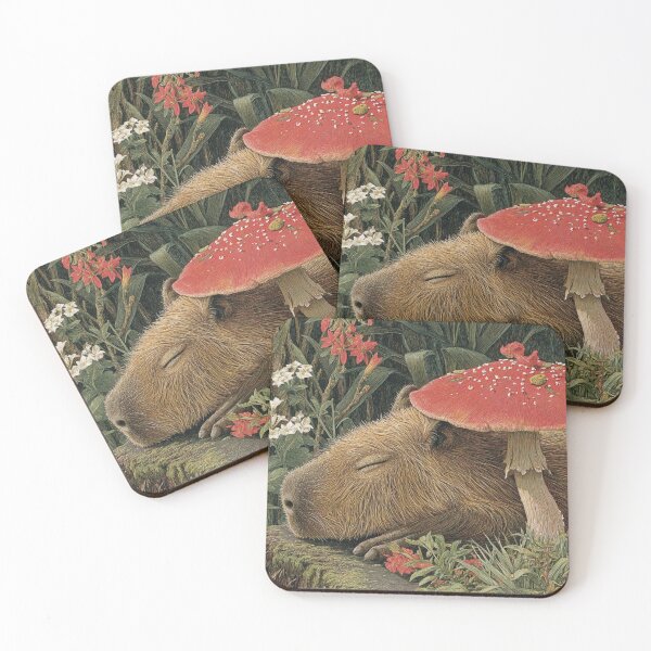 Item preview, La siesta del capibara designed and sold by Rubyblossom.