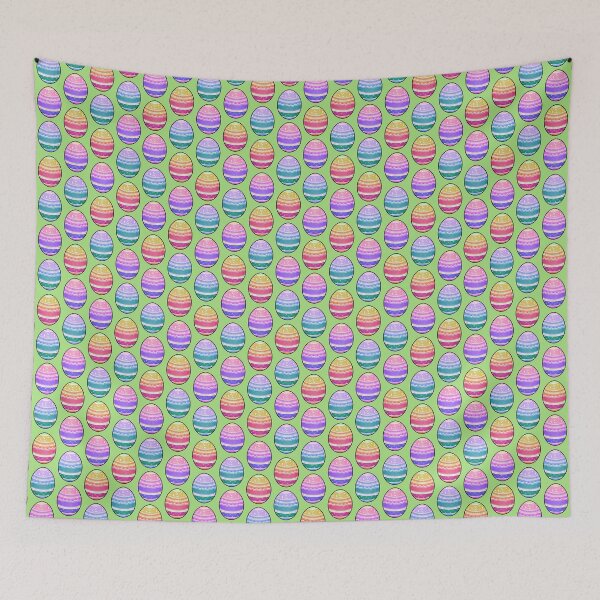 Item preview, Rainbow Easter Egg hunt, Hoppy Easter, green designed and sold by Joan and Rose.