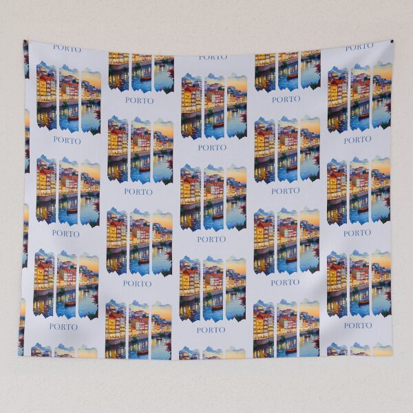 Item preview, Porto Ribeira Twilight Design designed and sold by PrintandJoy.