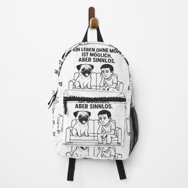 Item preview, A life without a pug... designed and sold by MitMopsundHerz Rosinchens_Welt.
