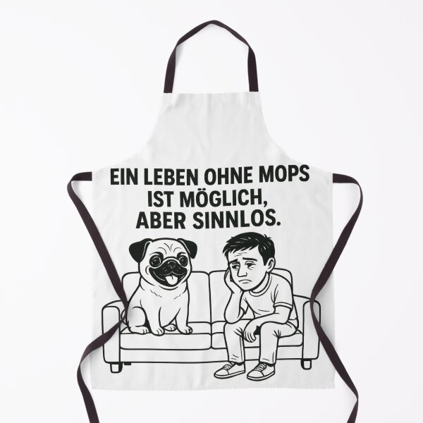 Item preview, A life without a pug... designed and sold by MitMopsundHerz Rosinchens_Welt.