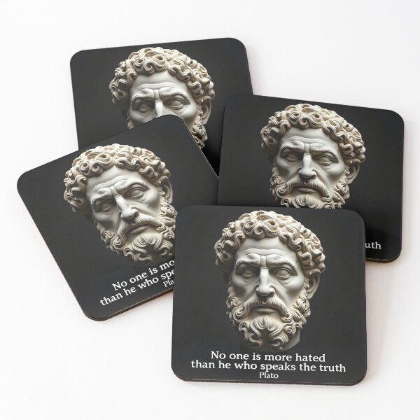 Item preview, Truth Hurts – Plato Quote designed and sold by TeezyDezignes.