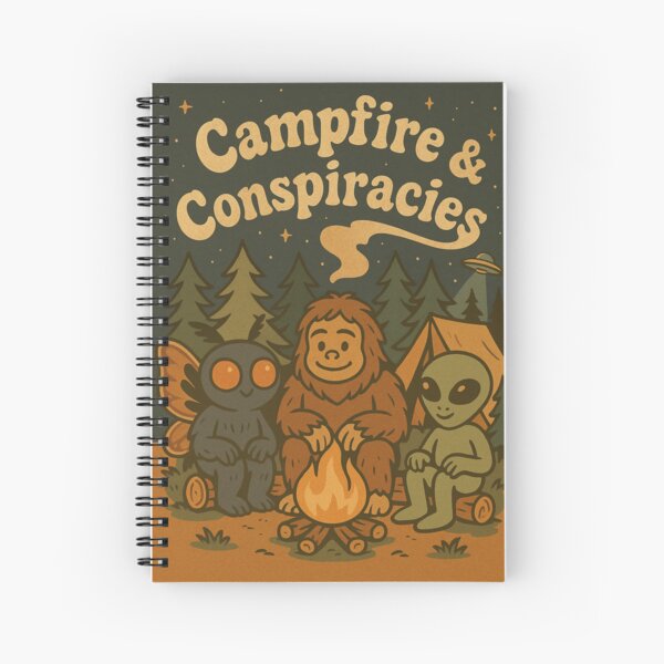 Item preview, Campfire & Conspiracies designed and sold by Strange Comforts.