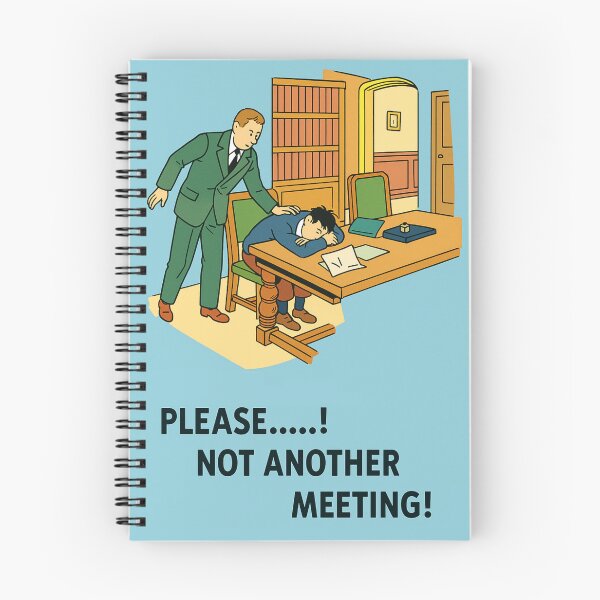 Item preview, Please! Not Another Meeting designed and sold by Living In An Earlier Age.