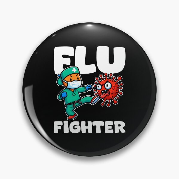 Item preview, FLU FIGHTER - NURSE GIFT designed and sold by KEF Custom.