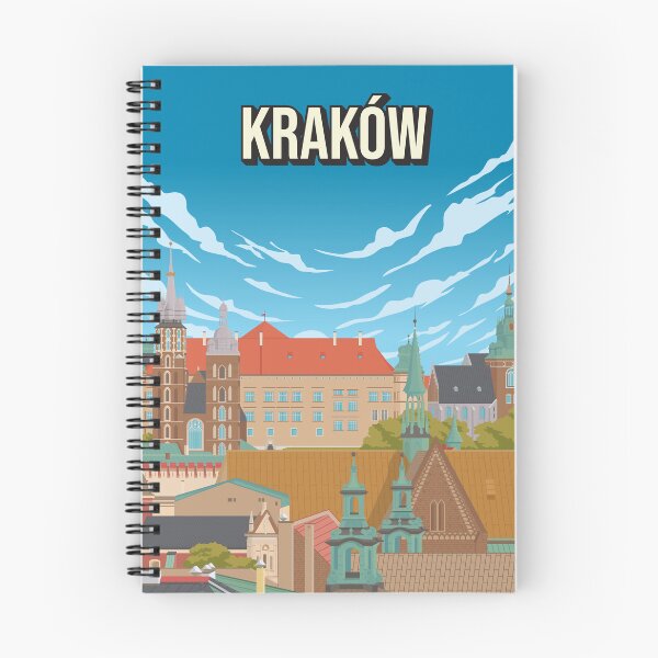 Item preview, Krakow Poland Cityscape Art Print Vibrant European Travel Souvenir designed and sold by Stadify.