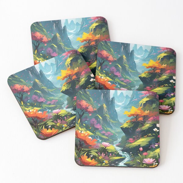 Item preview, Abstract Valley River Floral Art designed and sold by Esterlane.