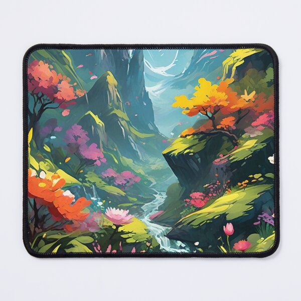 Item preview, Abstract Valley River Floral Art designed and sold by Esterlane.