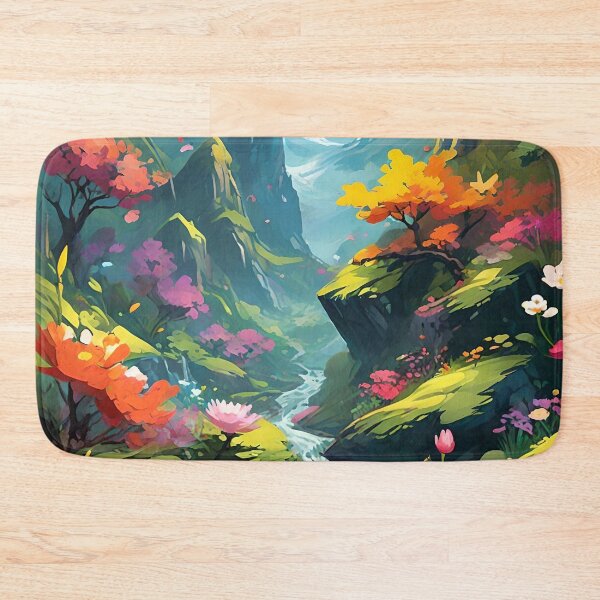 Item preview, Abstract Valley River Floral Art designed and sold by Esterlane.