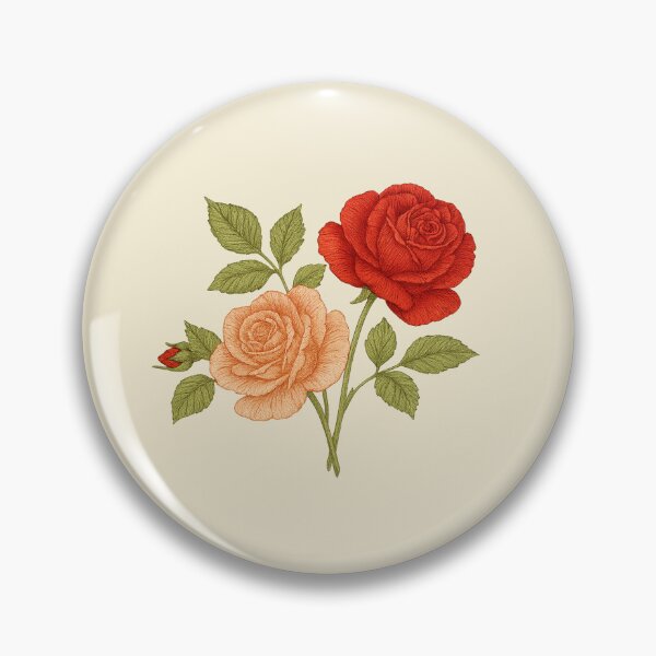 Item preview, Roses - Botanial Drawings designed and sold by TooLazyToBrand.