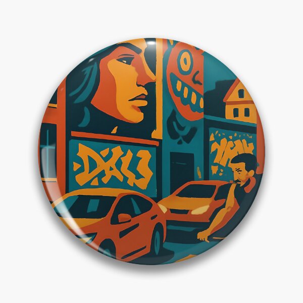 Item preview, Bushwick Brooklyn – Bold Urban Art with Street Murals, Cyclist, and City Vibes designed and sold by TheNumbersGeek.