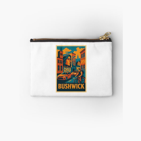 Item preview, Bushwick Brooklyn – Bold Urban Art with Street Murals, Cyclist, and City Vibes designed and sold by TheNumbersGeek.