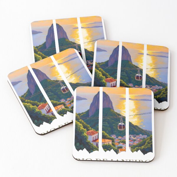 Item preview, Rio de Janeiro Sunset Design designed and sold by PrintandJoy.