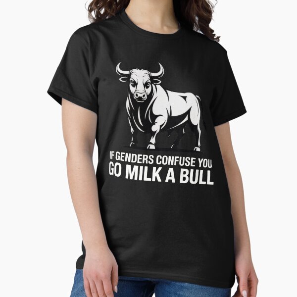 Item preview, If Genders Confuse You Go Milk A Bull  designed and sold by PosiMCreations.