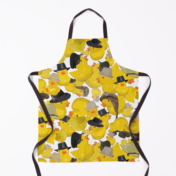 Item preview, Tumbling Yellow Chicks in Hats on White designed and sold by Art in My Loft.