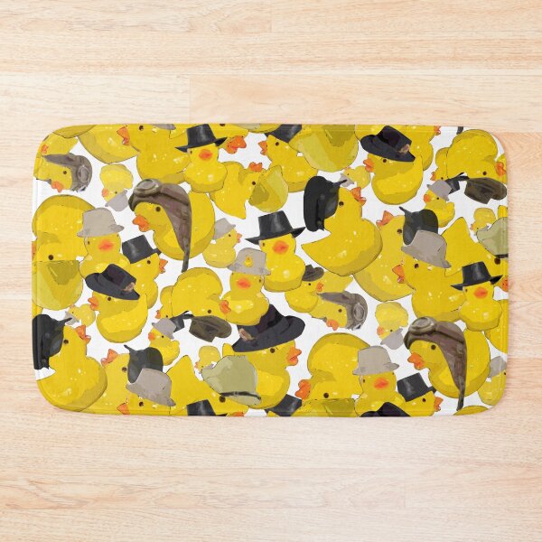 Item preview, Tumbling Yellow Chicks in Hats on White designed and sold by Art in My Loft.