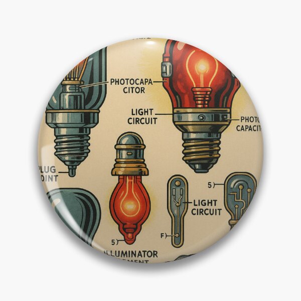 Item preview, Components of the Future Lightbulb designed and sold by Living In An Earlier Age.