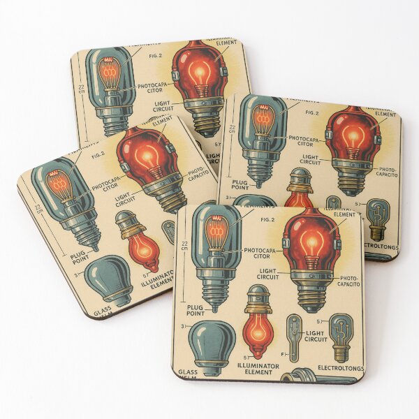 Item preview, Components of the Future Lightbulb designed and sold by Living In An Earlier Age.