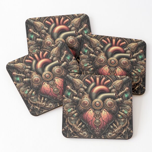 Item preview, The Mechanical Heart – Vital Symmetry in Steampunk Aesthetics designed and sold by  Ojo de Lilith.
