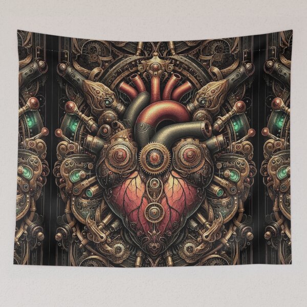 Item preview, The Mechanical Heart – Vital Symmetry in Steampunk Aesthetics designed and sold by  Ojo de Lilith.