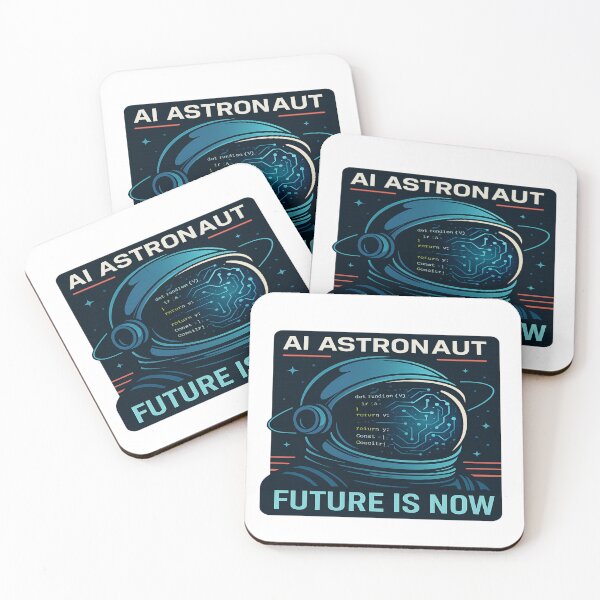 Item preview, AI Astronaut Coding the Future Beyond Earth designed and sold by ‏Designly Yours‏.