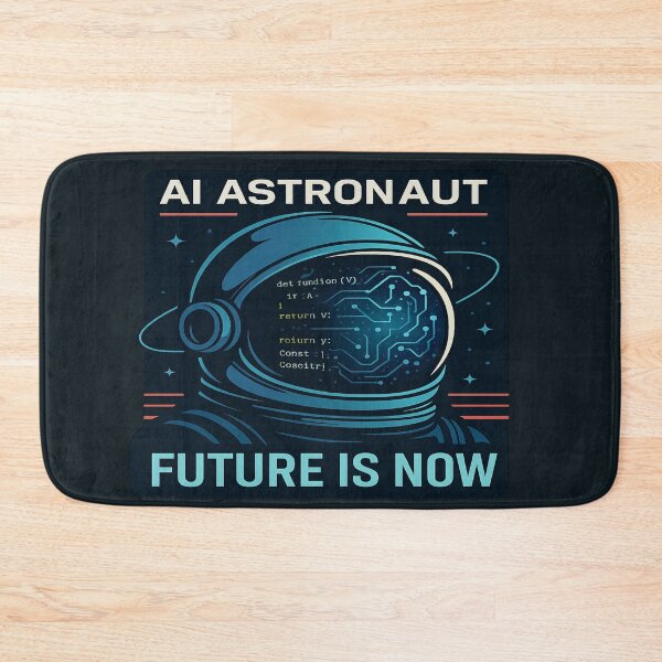Item preview, AI Astronaut Coding the Future Beyond Earth designed and sold by ‏Designly Yours‏.