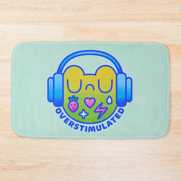 Item preview, Overstimulated Frog - Neurodivergent Sensory Overload designed and sold by musingtreeart.
