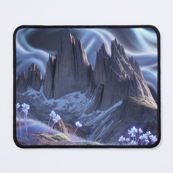 Item preview, Mountain landscape in a surreal style. designed and sold by Lilashakti ⭐️ ⭐️ ⭐️ ⭐️ ⭐️.