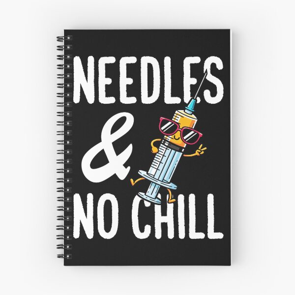 Item preview, NEEDLES AND NO CHILL - NURSE GIFT designed and sold by KEF Custom.