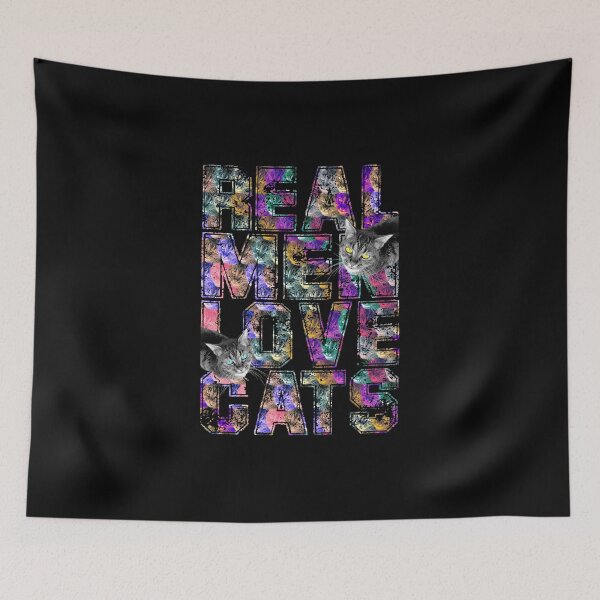 Item preview, Real men loves cats! designed and sold by dubibear.