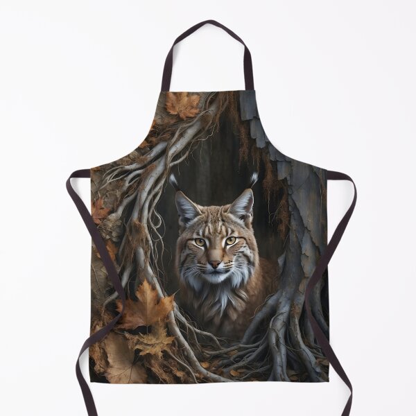 Item preview, Veinbound Lynx – Autumn Roots & Wild Gaze by LaLi Designs designed and sold by LaLi-Designs.